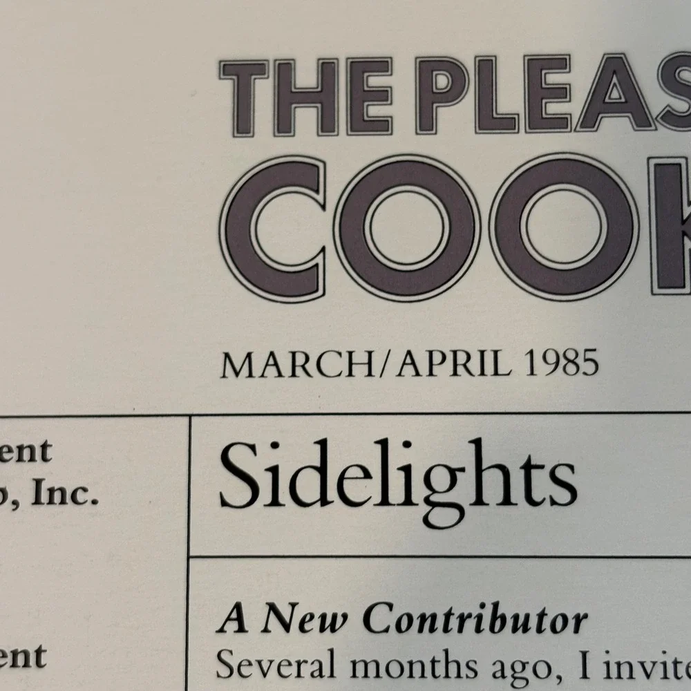 The Pleasures of Cooking Magazine Lot of 8 Cuisinart Publication 1979-1987 Mixed